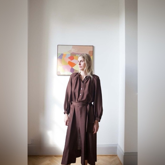Soeur Sicile Dress in Brown - Picture 2 of 16